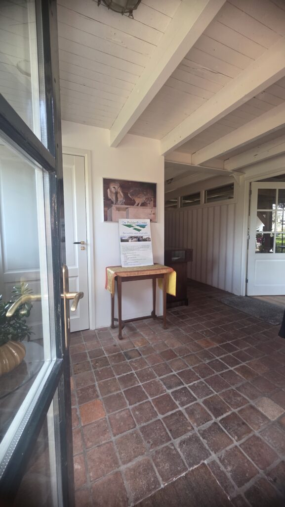 Entree van De PolderRuimte, ingang voor bezoekers