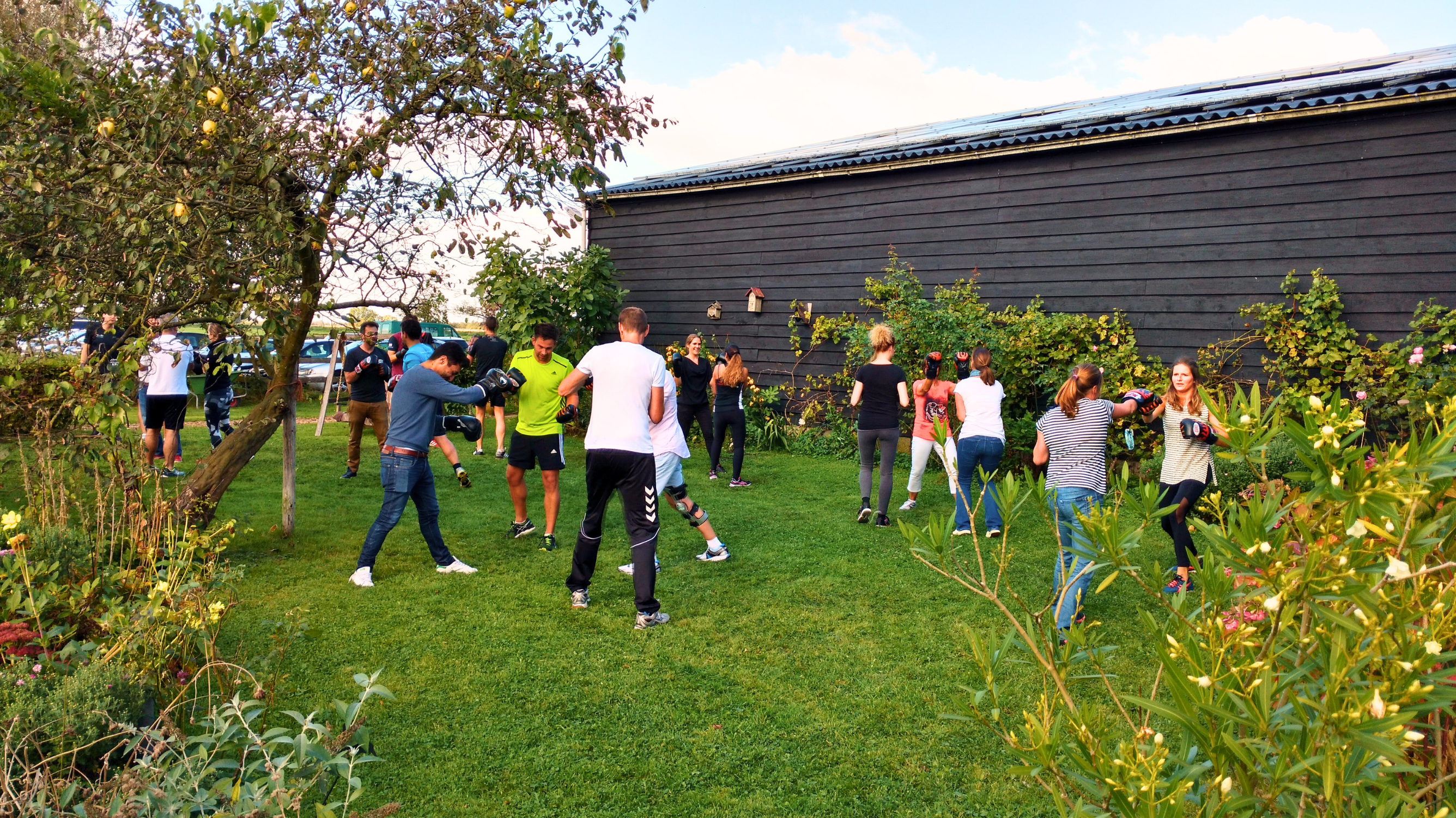 port workshops kunnen zowel binnen als buiten georganiseerd worden